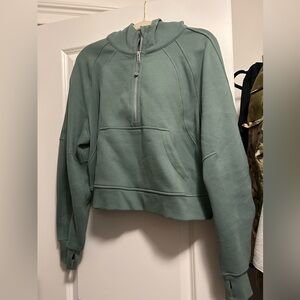 Lululemon Cropped Scuba- Tidewater Teal